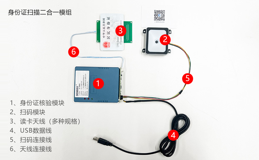 EST-100MR身份证扫描二合一大模组